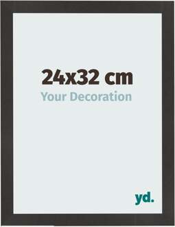 Fotolijst 24x32 cm - Zwart Mat - MDF - Bologna