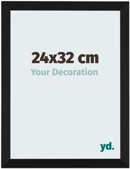 Fotolijst 24x32 cm - Zwart Mat - MDF - Catania