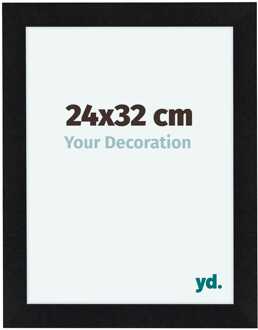 Fotolijst 24x32 cm - Zwart Mat - MDF - Como