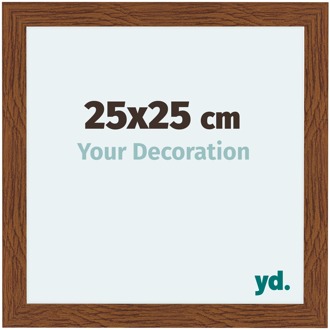 Fotolijst 25x25 cm - Eiken Rustiek - MDF - Como