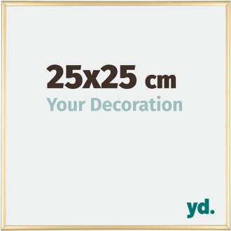 Fotolijst 25x25 cm - Goud Glans - Aluminium - Austin