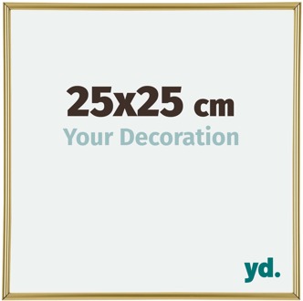 Fotolijst 25x25 cm - Goud - Kunststof - Annecy