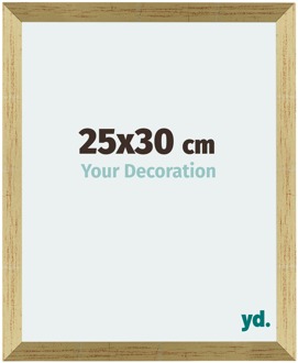 Fotolijst 25x30 cm - Goud Glans - MDF - Mura