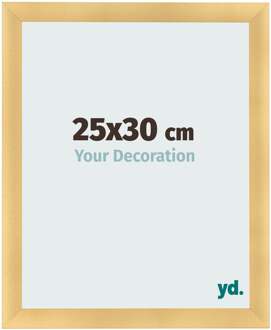 Fotolijst 25x30 cm - Goud Mat - MDF - Pisa