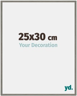 Fotolijst 25x30 cm - Mercury Structuur - Aluminium - New York