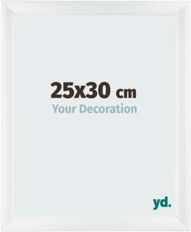 Fotolijst 25x30 cm - Wit Hoogglans - MDF - Pisa