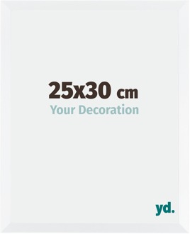 Fotolijst 25x30 cm - Wit Mat - MDF - Catania