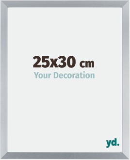 Fotolijst 25x30 cm - Zilver Glans - MDF - Catania