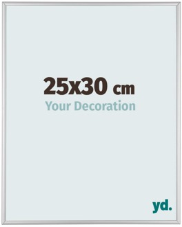 Fotolijst 25x30 cm - Zilver Mat - Aluminium - Kent