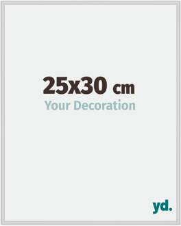 Fotolijst 25x30 cm - Zilver Mat - Aluminium - Miami