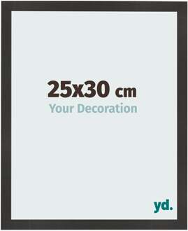 Fotolijst 25x30 cm - Zwart Mat - MDF - Bologna