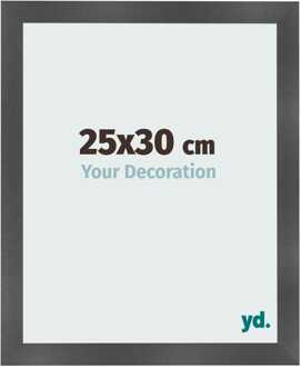 Fotolijst 25x30 cm - Zwart Mat - MDF - Pisa