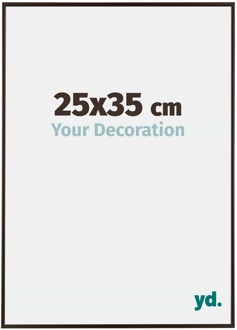 Fotolijst 25x35 cm - Antraciet - Kunststof - Evry