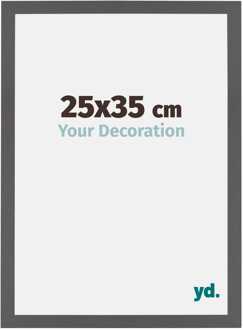 Fotolijst 25x35 cm - Antraciet - MDF - Mura