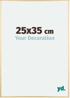 Fotolijst 25x35 cm - Goud Glans - Aluminium - Austin