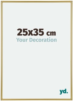 Fotolijst 25x35 cm - Goud - Kunststof - Annecy
