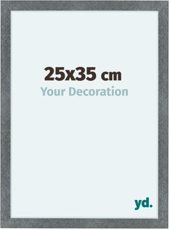 Fotolijst 25x35 cm - IJzer Geveegd - MDF - Como