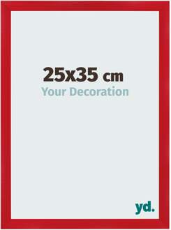 Fotolijst 25x35 cm - Rood - MDF - Pisa