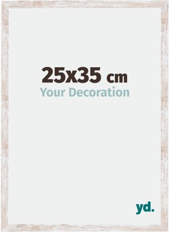 Fotolijst 25x35 cm - White Wash - MDF - Catania