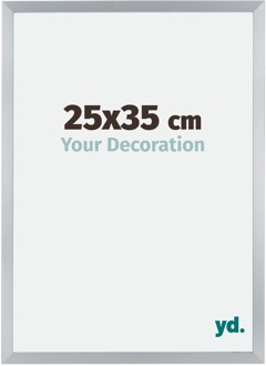 Fotolijst 25x35 cm - Zilver Glans - MDF - Catania