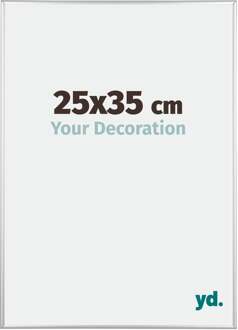 Fotolijst 25x35 cm - Zilver Glanzend - Aluminium - Austin