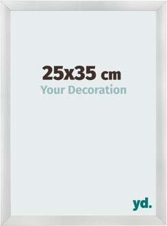 Fotolijst 25x35 cm - Zilver Mat - MDF - Pisa