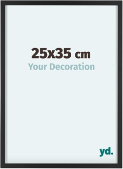 Fotolijst 25x35 cm - Zwart - Aluminium - Virginia