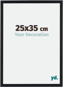 Fotolijst 25x35 cm - Zwart Mat - MDF - Catania