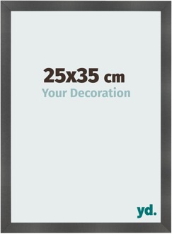Fotolijst 25x35 cm - Zwart Mat - MDF - Pisa