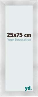 Fotolijst 25x75 cm - Aluminium Geborsteld - MDF - Pisa