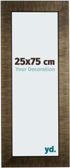 Fotolijst 25x75 cm - Champagne Geborsteld Hout Leeds
