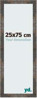 Fotolijst 25x75 cm - Geoxideerd Metaal - MDF - Bologna