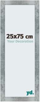 Fotolijst 25x75 cm - IJzer Geveegd - MDF - Mura