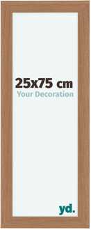 Fotolijst 25x75 cm - Noten- Hout - Licht - MDF - Como Notenhout Licht