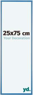 Fotolijst 25x75 cm - Staal Blauw - Aluminium - Kent