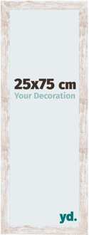 Fotolijst 25x75 cm - White Wash - MDF - Catania