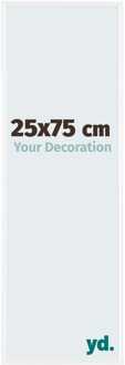 Fotolijst 25x75 cm - Wit Hoogglans - Kunststof - Evry