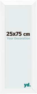 Fotolijst 25x75 cm - Wit Hoogglans - MDF - Pisa