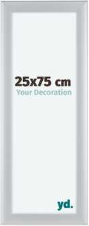 Fotolijst 25x75 cm - Zilver Mat - MDF - Como
