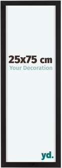 Fotolijst 25x75 cm - Zwart - Aluminium - Virginia
