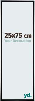Fotolijst 25x75 cm - Zwart Mat - Aluminium - Austin