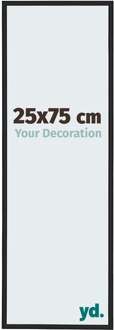 Fotolijst 25x75 cm - Zwart Mat - Aluminium - New York