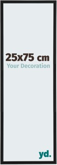 Fotolijst 25x75 cm - Zwart Mat - Kunststof - Annecy