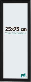 Fotolijst 25x75 cm - Zwart Mat - MDF - Catania