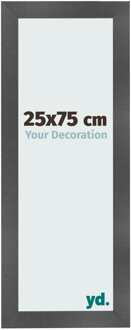 Fotolijst 25x75 cm - Zwart Mat - MDF - Pisa