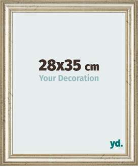 Fotolijst 28x35 cm - Metaalglans - MDF - Lazio