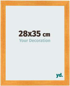 Fotolijst 28x35 cm - Oranje - MDF - Pisa
