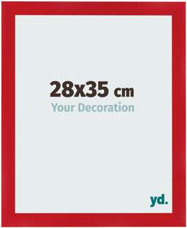 Fotolijst 28x35 cm - Rood - MDF - Pisa