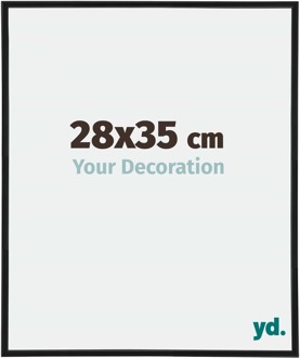 Fotolijst 28x35 cm - Zwart Mat - Kunststof - Annecy
