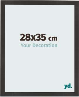 Fotolijst 28x35 cm - Zwart Mat - MDF - Bologna